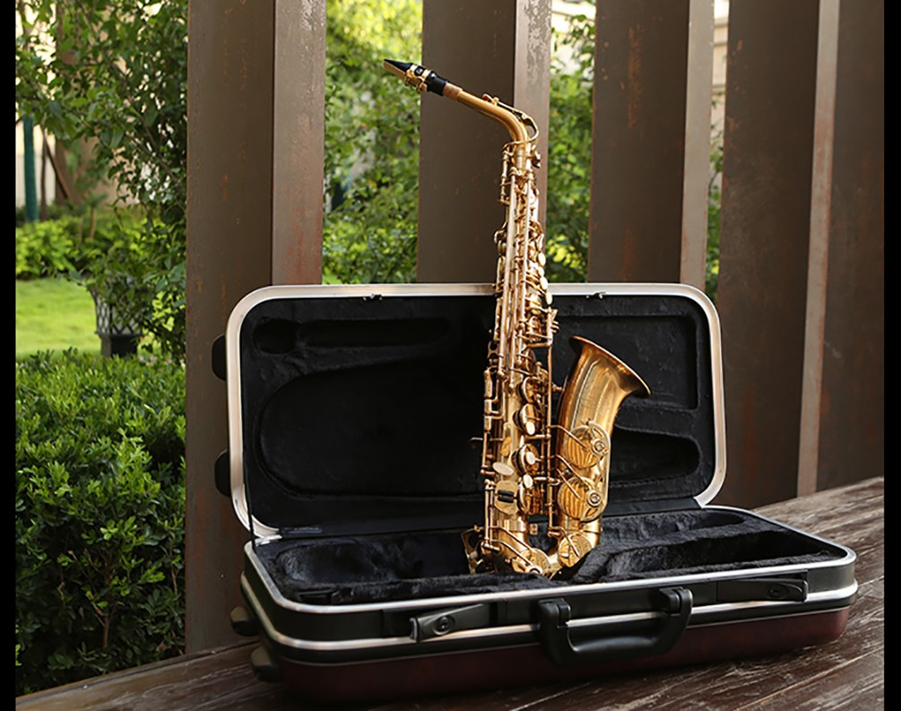 533AS沙金中音薩克斯實拍圖 533AS沙金中音薩克斯實拍圖